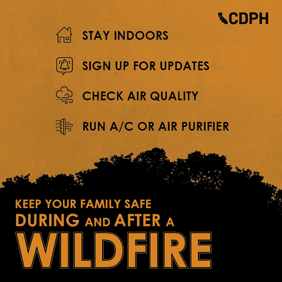 Keep your family safe during and after a wildfire